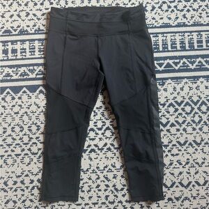 Lululemon cropped mesh leggings